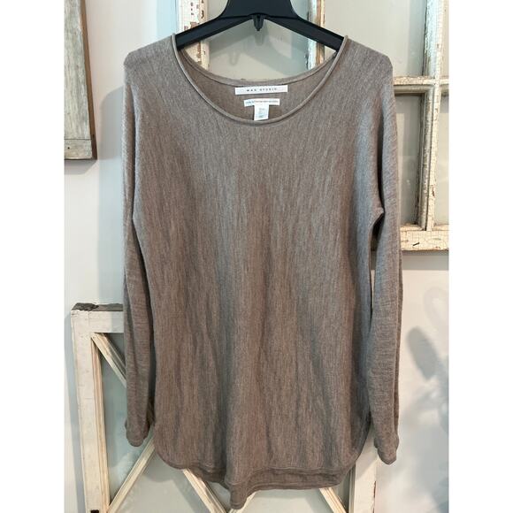 Max Studio size large extra fine merino wool sweater lightweight - Picture 1 of 3